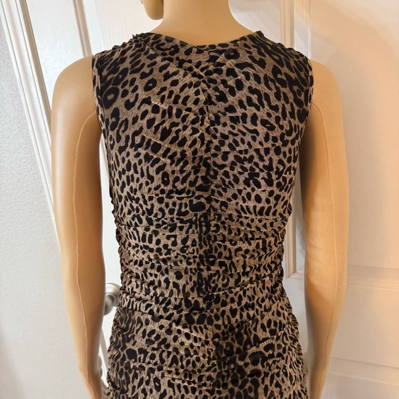 Leopard Print Y2K Bodycon Dress - Picture 7 of 8